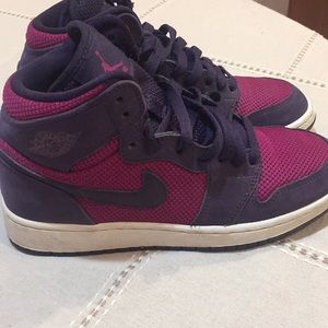 Air Jordan, Girl’s, size 4youth, barely worn.